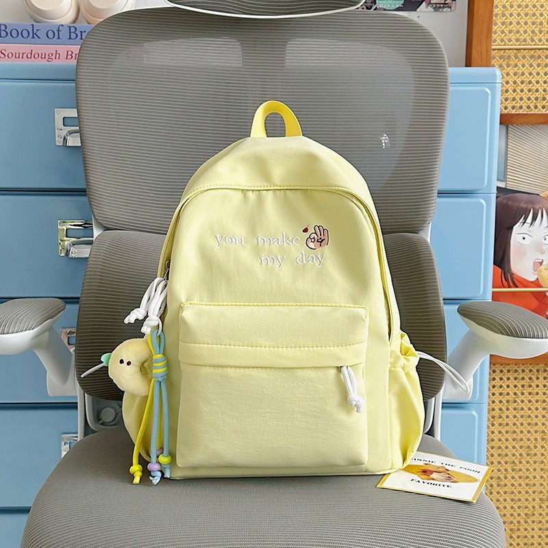 Casual Embroidered Mini Backpack Kalsten