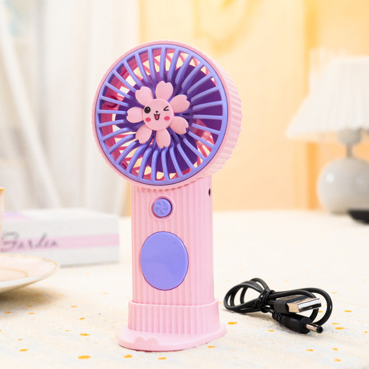 Ladies portable mini hand fan with creative flower design Kalsten