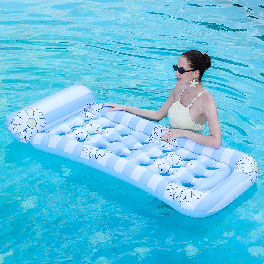Women Inflatable Lounger with Floral Design Kalsten