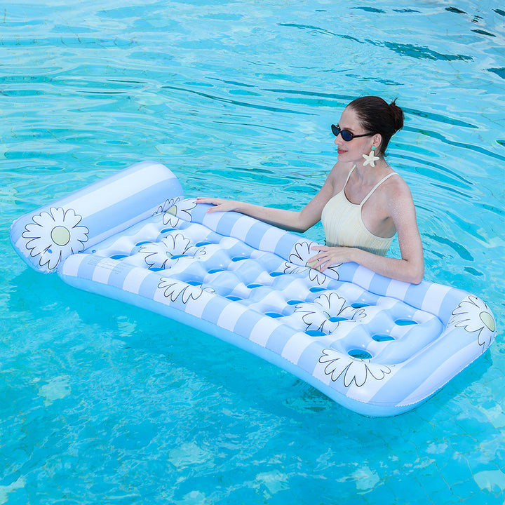 Women Inflatable Lounger with Floral Design Kalsten