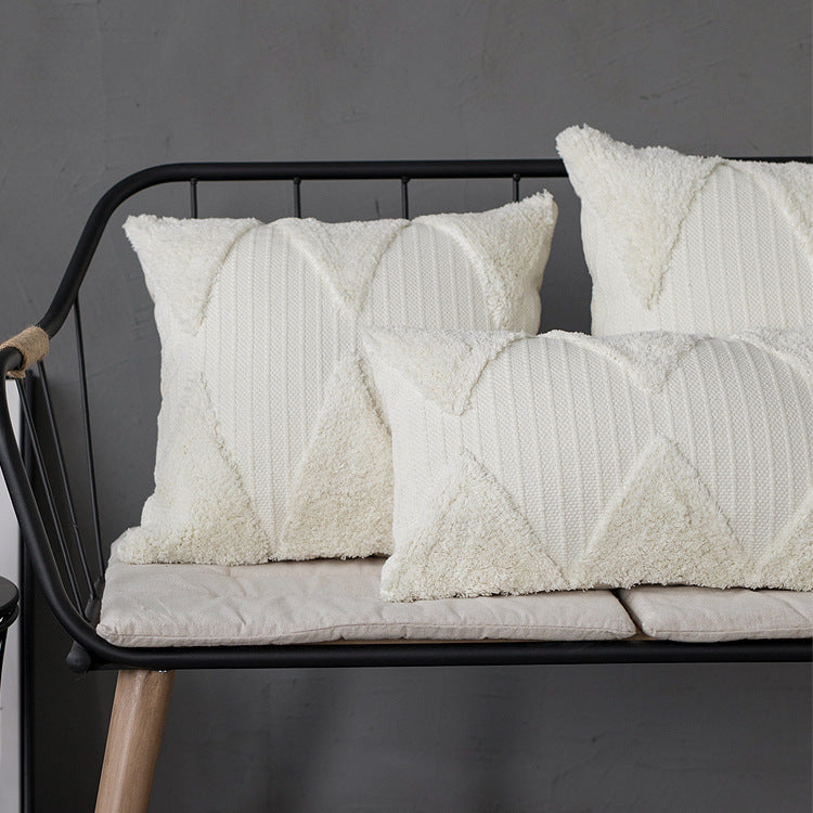 Luxurious decorative cushion with textured tufting surface Kalsten