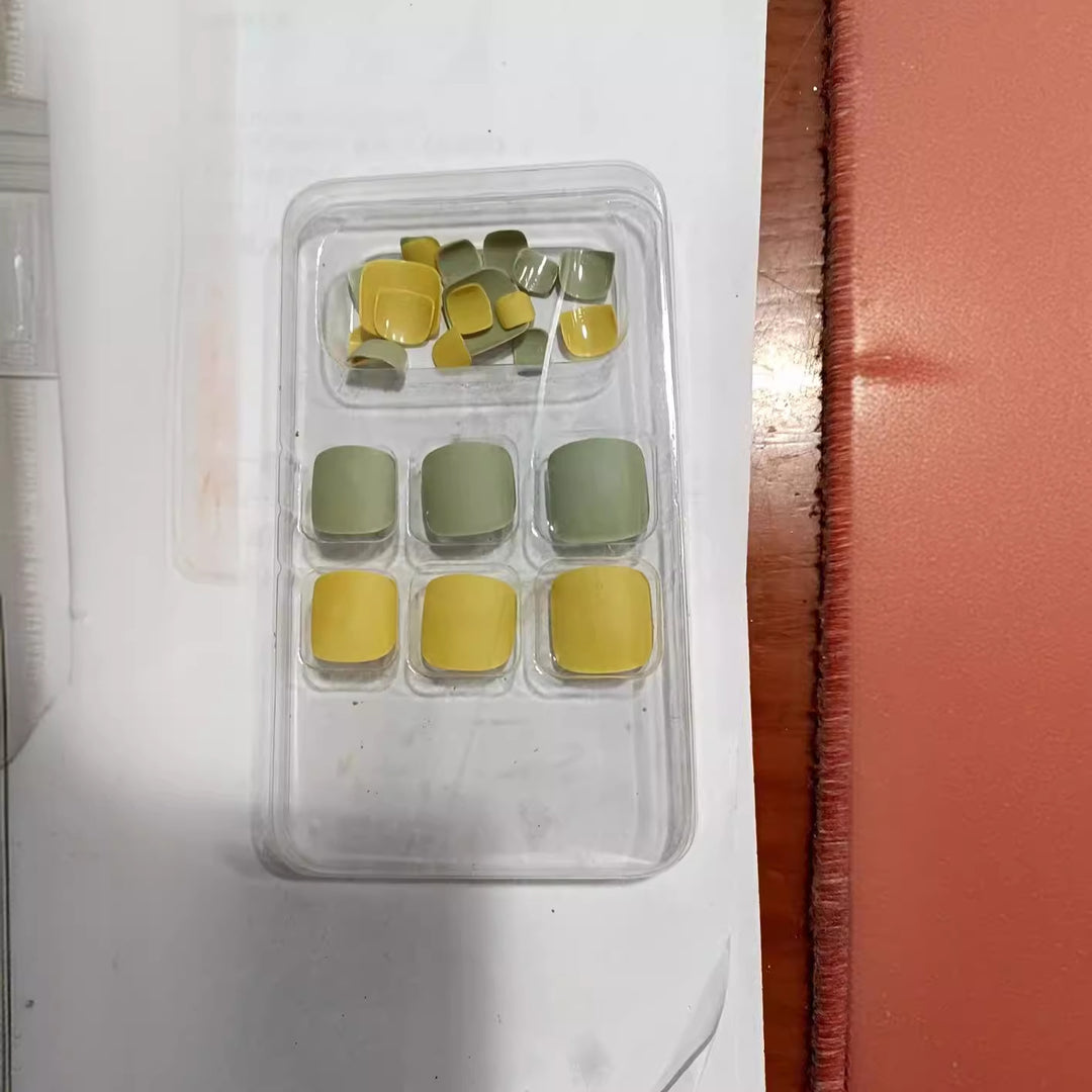 Matte Finish Press-On Nail Tips Set Kalsten