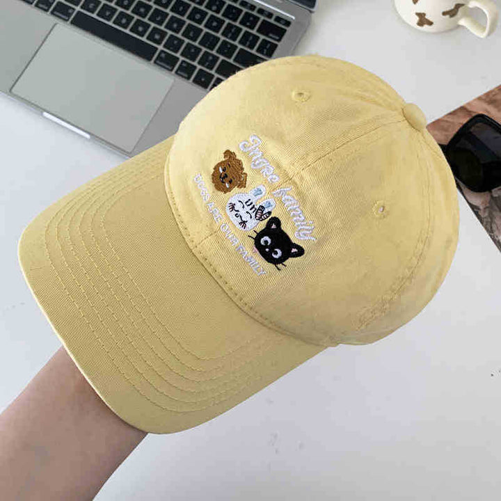 Women's Playful Embroidered Animal Cap Kalsten