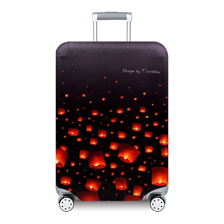 Women's Hard Shell Suitcase with Exotic Plant Pattern Kalsten