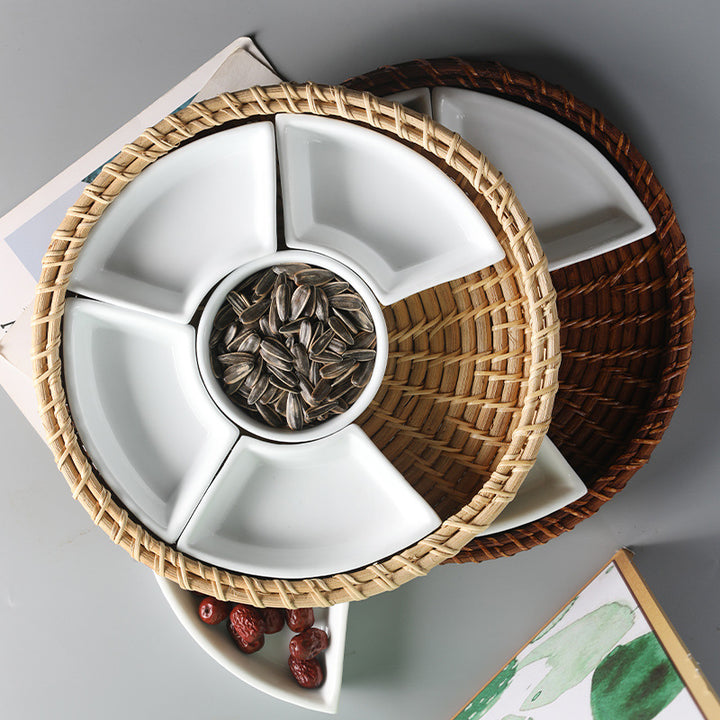 Unisex Serving Tray with Separate Compartments Kalsten