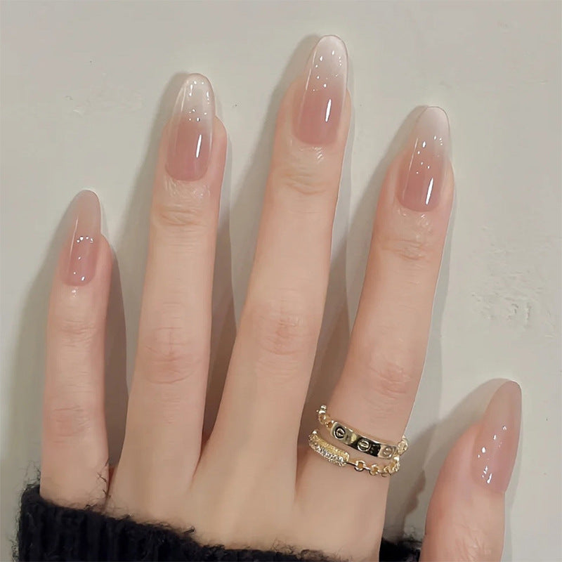 High-Quality Press-On Nail Set with Gradient Design Kalsten