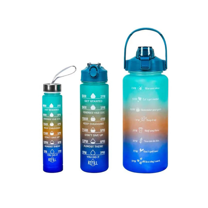 Unisex Motivating Water Bottle with Time Markings Kalsten