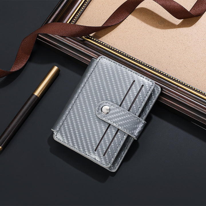 Carbon Fiber Textured Compact Wallet Kalsten