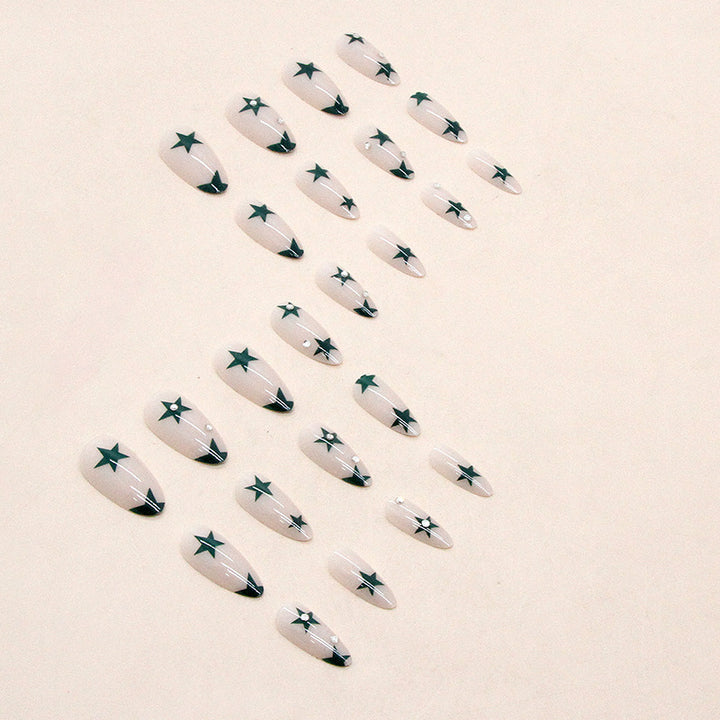 Artistic Star Design Press-On Nail Tips Kalsten