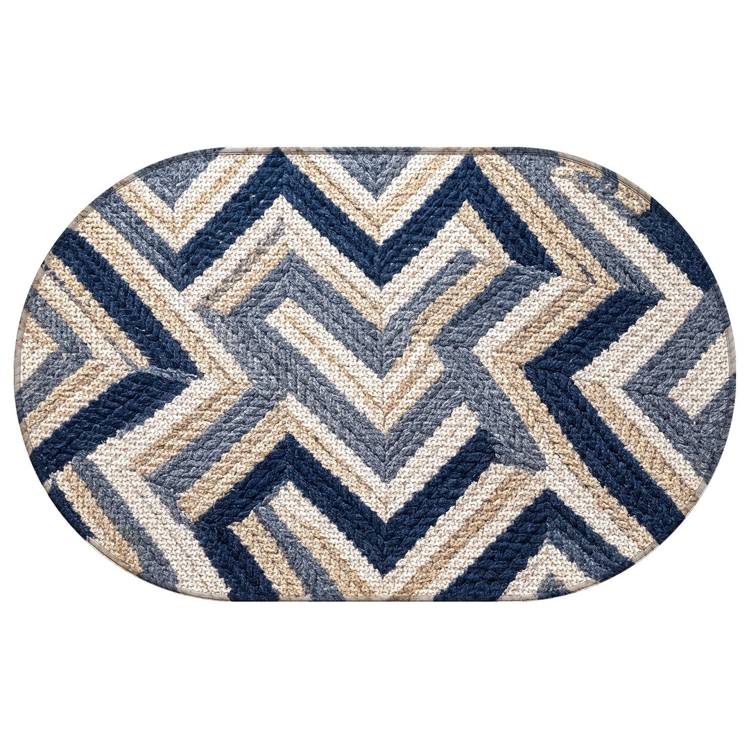 Braided Textured Area Rug