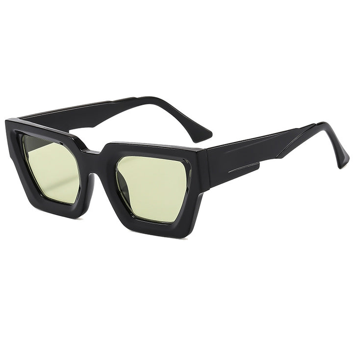 Ladies stylish square sunglasses in modern design with refined plastic frame Kalsten