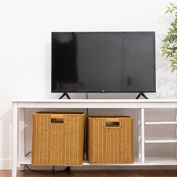 Rectangular Woven Storage Basket Kalsten