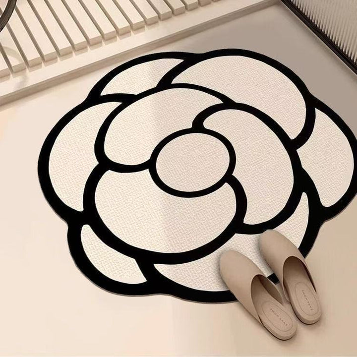 Floral Shape Area Mat