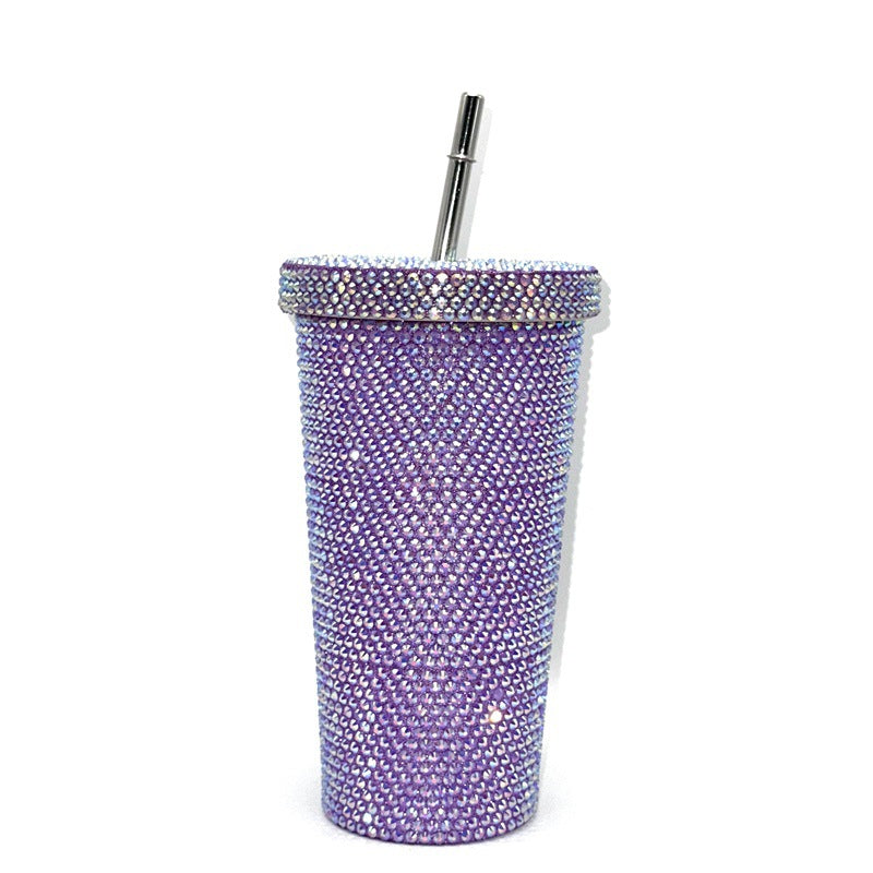 Rhinestone-Studded Travel Cup Kalsten