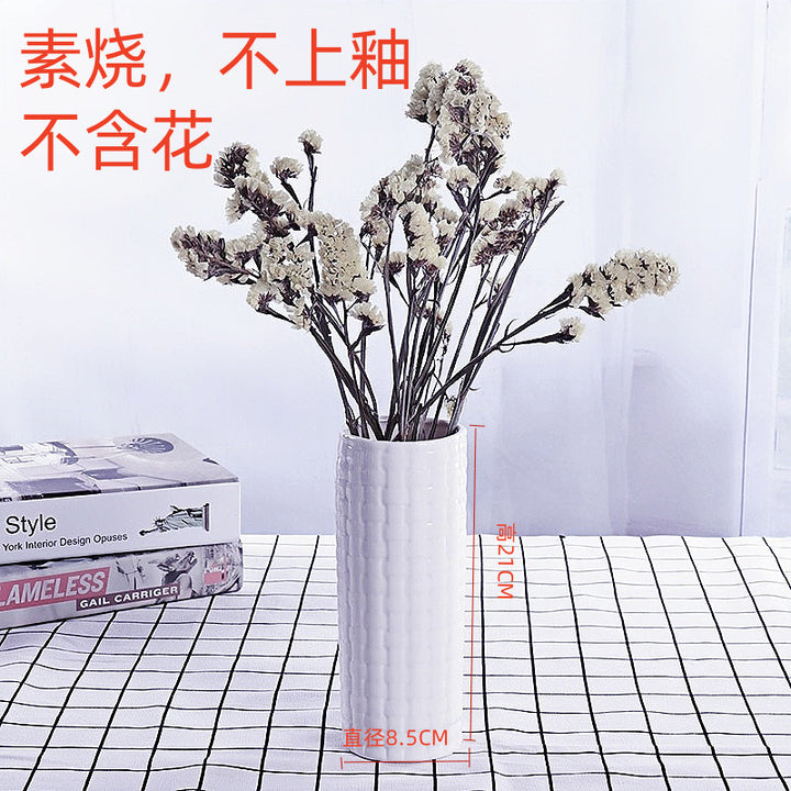 Texture Minimalist Ceramic Flower Vase