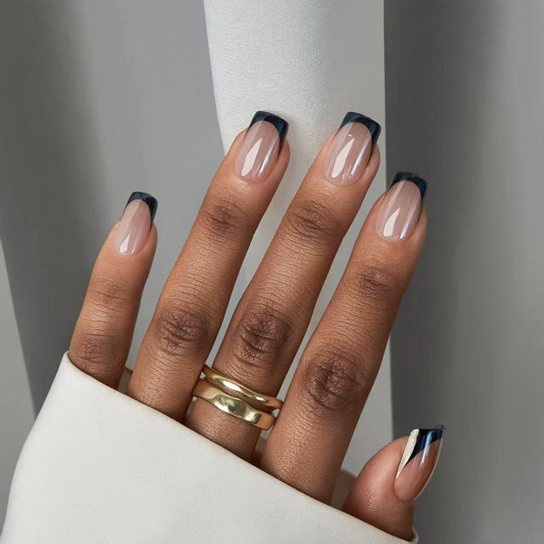 Elegant French Tip Press-On Nails Kalsten 1789085963