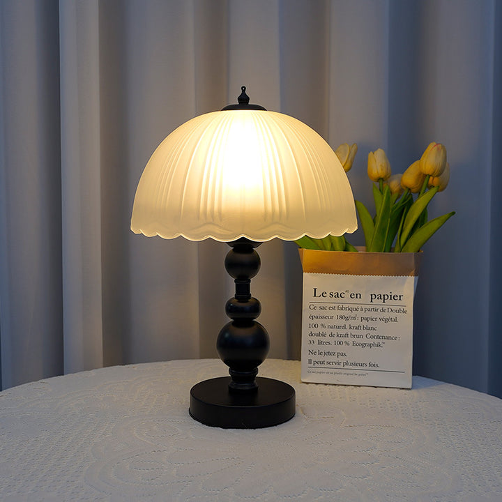 Elegant Glass Shade Table Lamp