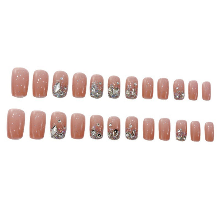 Artificial nails with elegant rhinestone accents Kalsten