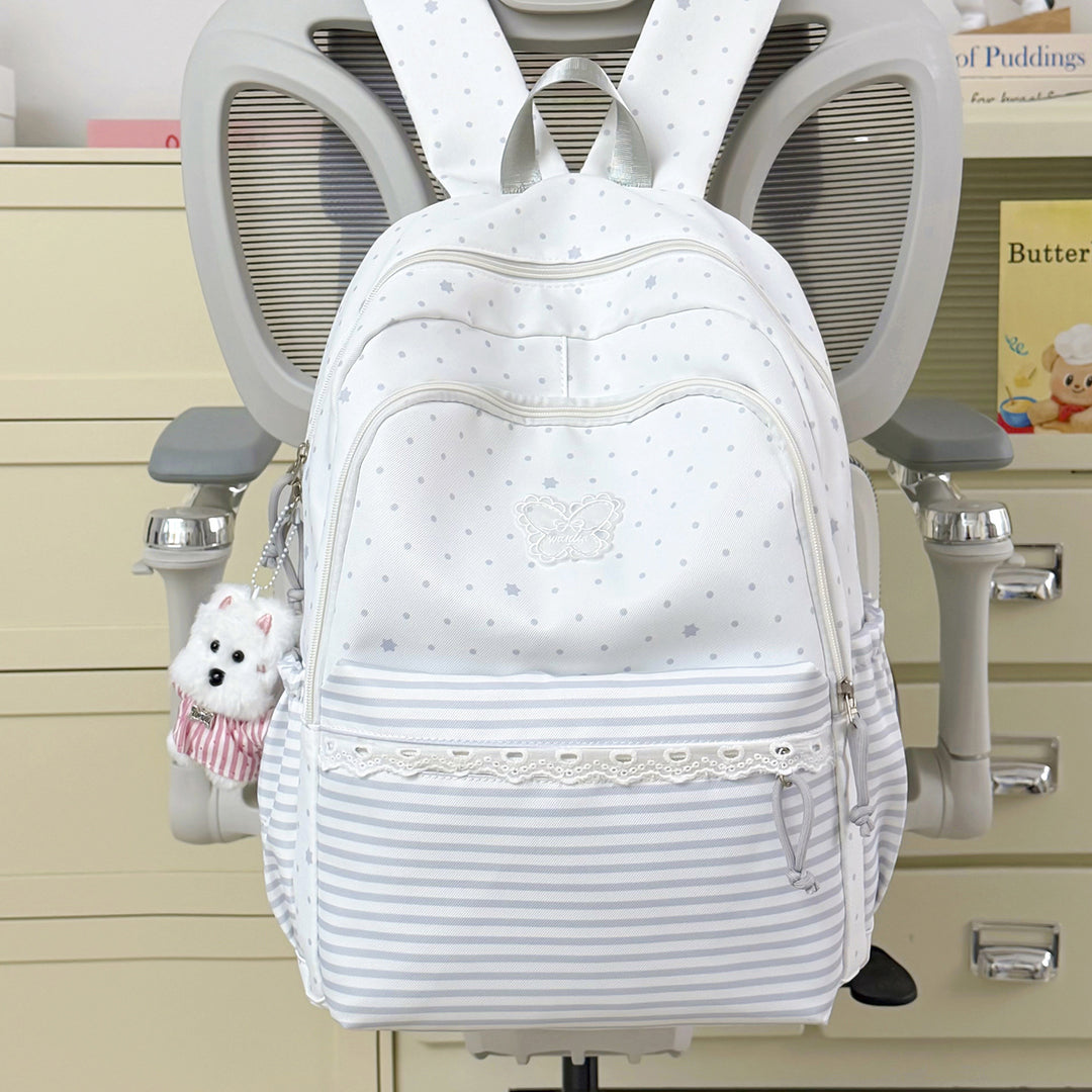 Playful Bunny-Ear Design School Backpack Kalsten
