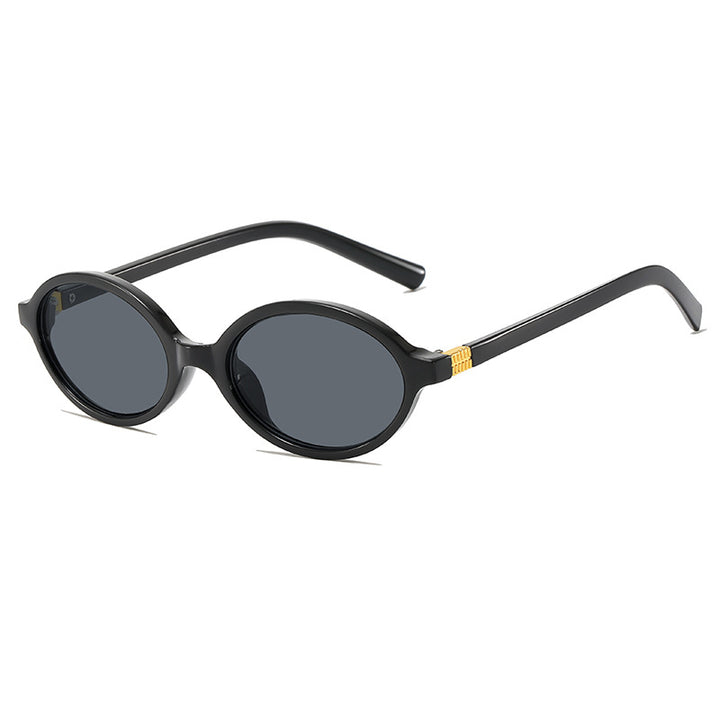 Vintage-Inspired Oval Frame Eyeglasses Kalsten