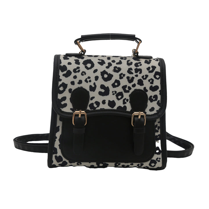 Chic Leopard Print Satchel Crossbody Bag Kalsten