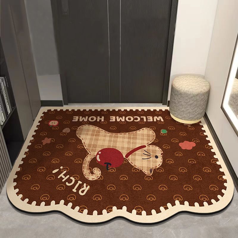 Cute Cat-Themed Entrance Mat