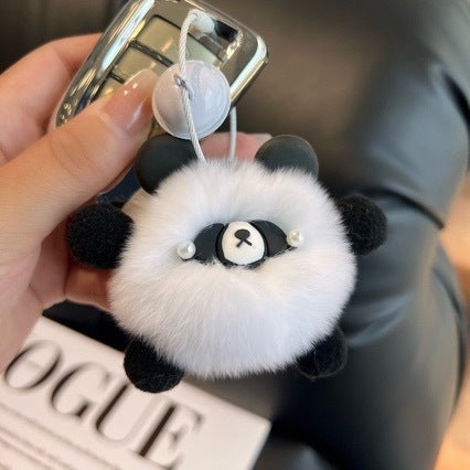 Cute Panda Plush Keychain Set Kalsten