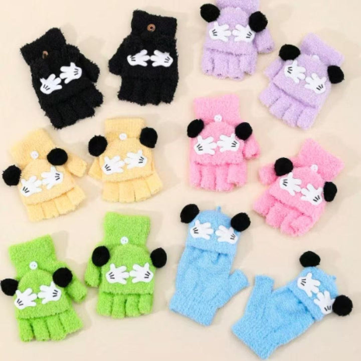 Cute Animal-Themed Fingerless Gloves Kalsten