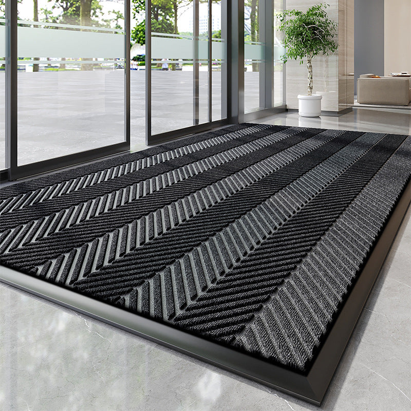 Decorative Chevron Pattern Entry Mat Kalsten