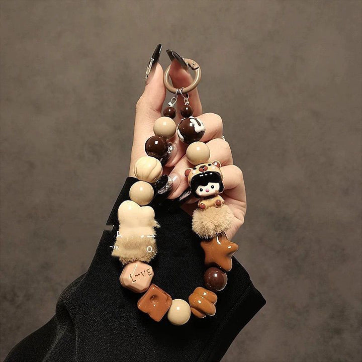 Decorative Beaded Keychain Holder Kalsten 1790134863