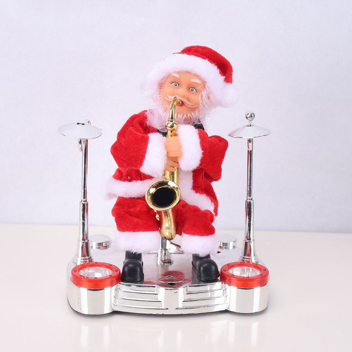 Decorative Santa Claus figure with candy