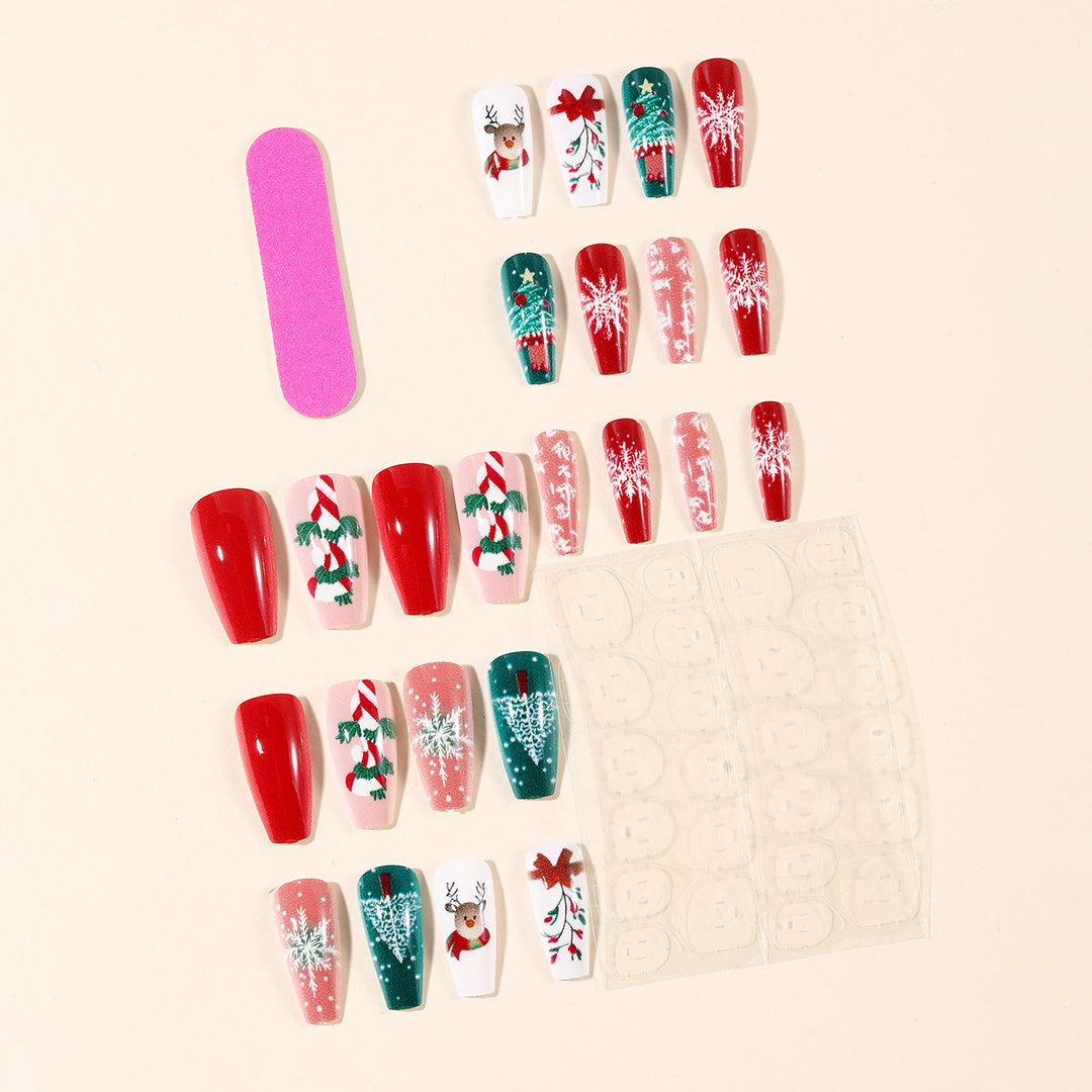 Festive Themed Holiday Nail Art Extensions Kalsten