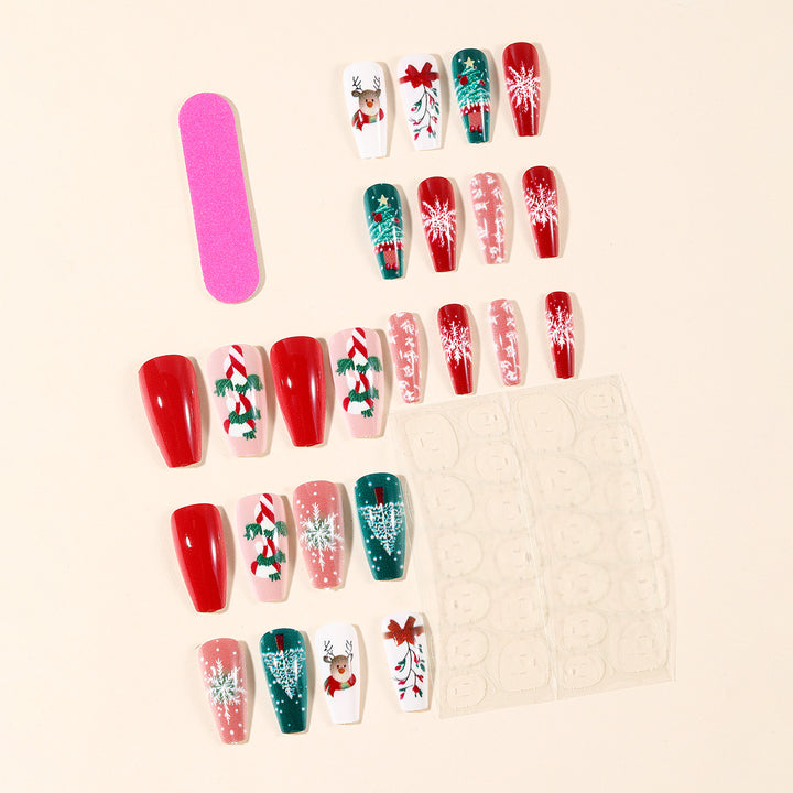 Festive Themed Holiday Nail Art Extensions Kalsten