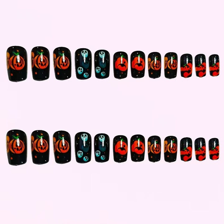 Halloween-Themed Nail Art Design