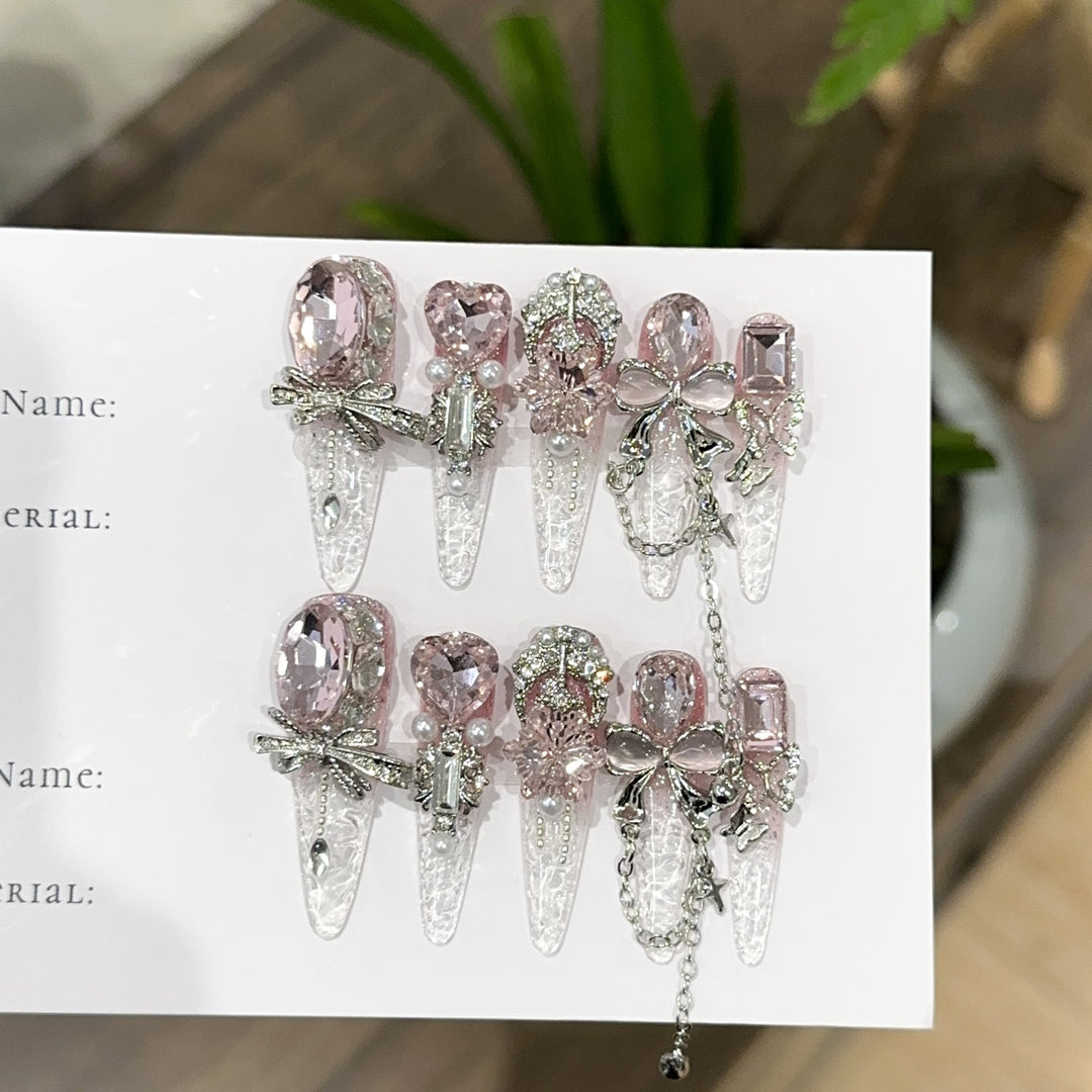 Decorative Rhinestone Hair Clip Set