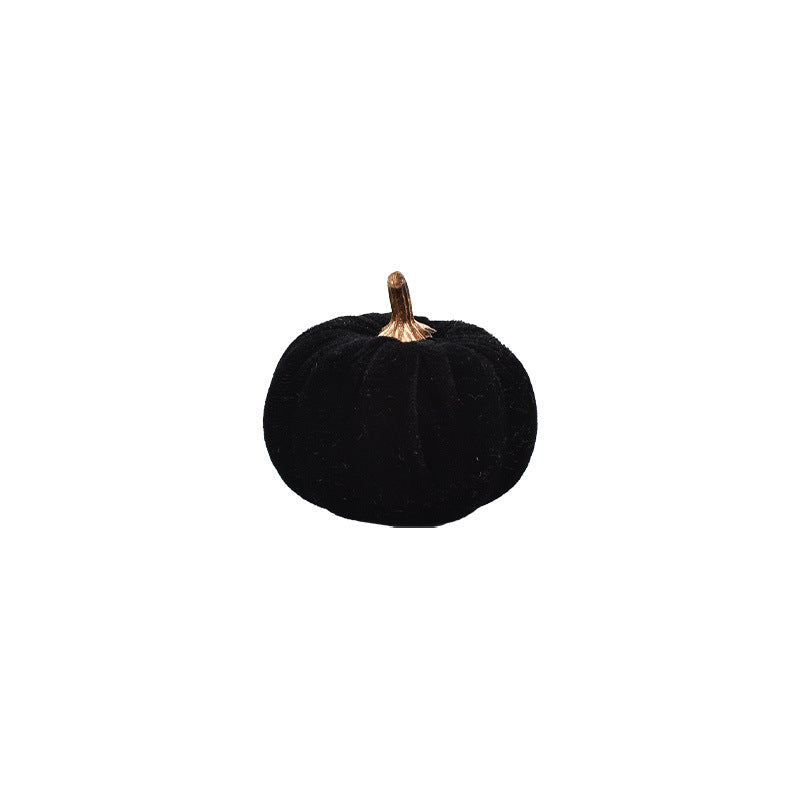 Samet-Pumpkin decorative figure with decorative stem