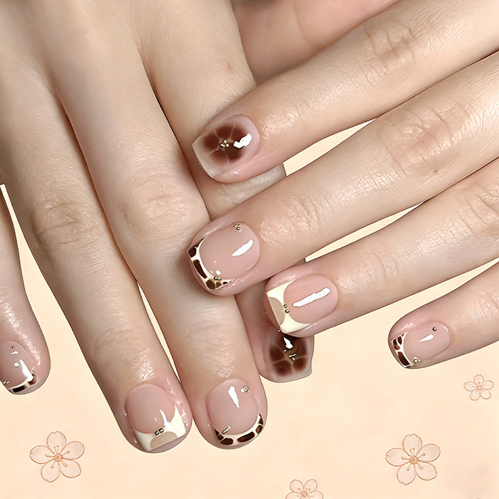 Elegant French Tip Press-On Nails Collection Kalsten