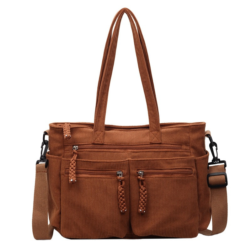 Stylish Multi-Pocket Tote Bag Kalsten