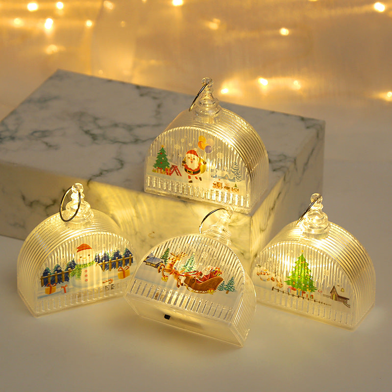 Scent dispenser with winter motif