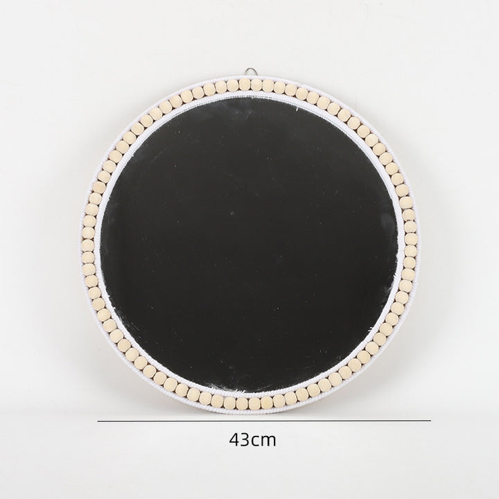 Wall mirror with wicker basket Kalsten