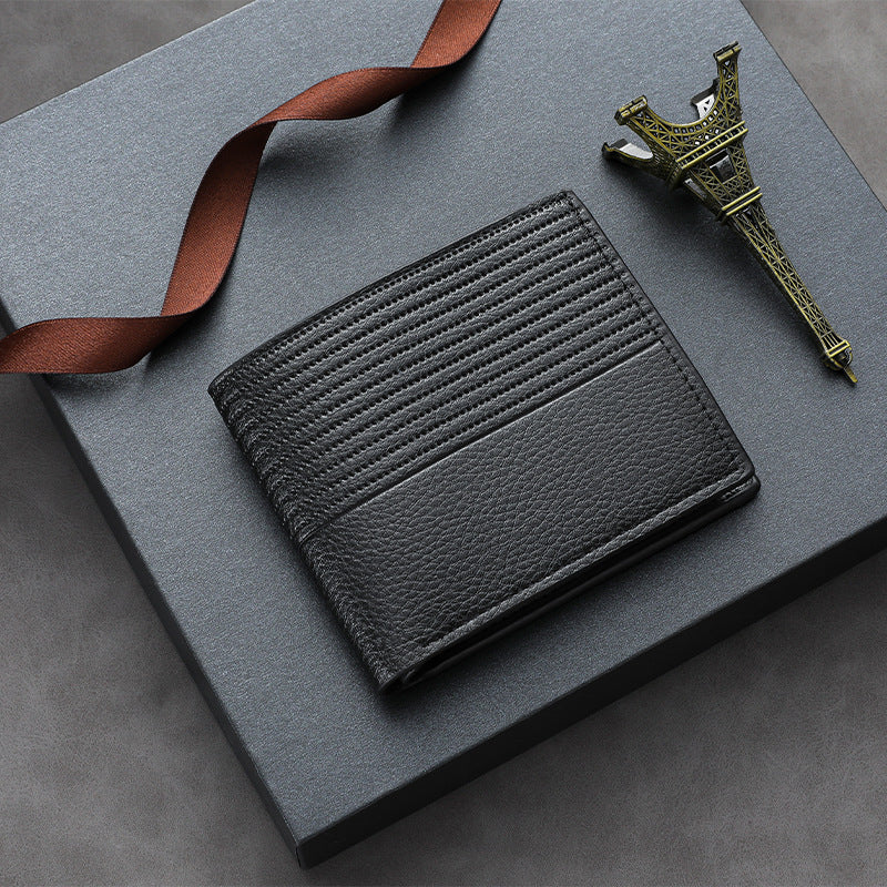 Textured Leather Card Case Kalsten
