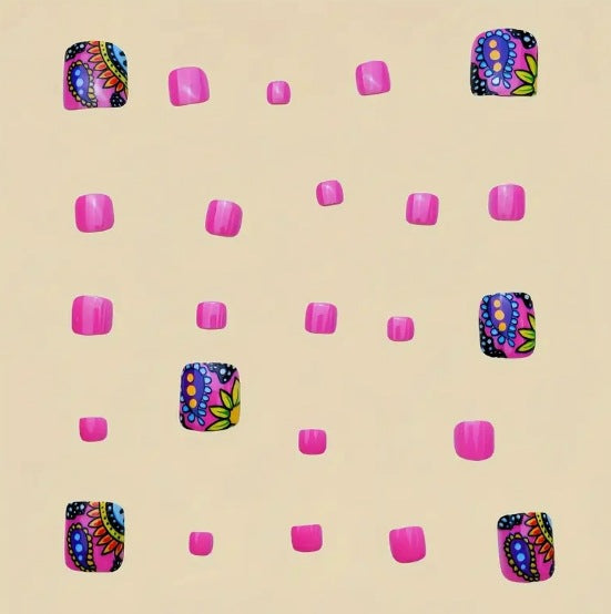 Decorative Pedicure Nail Art Enhancements Kalsten