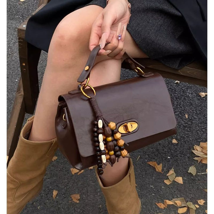 Elegant Leather Crossbody Bag Kalsten