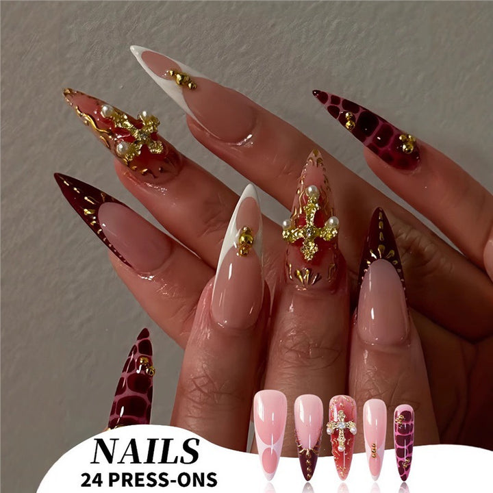 Elegant Stiletto Press-On Nail Set Kalsten