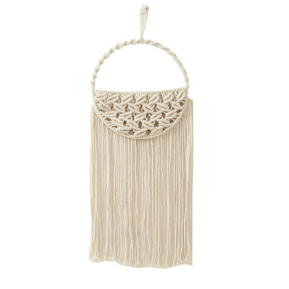 Macramé Wall Hanging Decor with Fringe Details Kalsten
