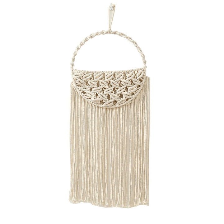 Macramé Wall Hanging Decor with Fringe Details Kalsten