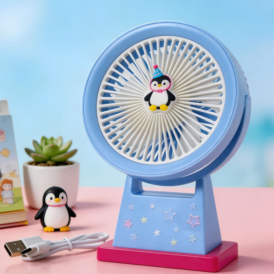 Ladies Portable Table Fan with Cute Antler Design Kalsten