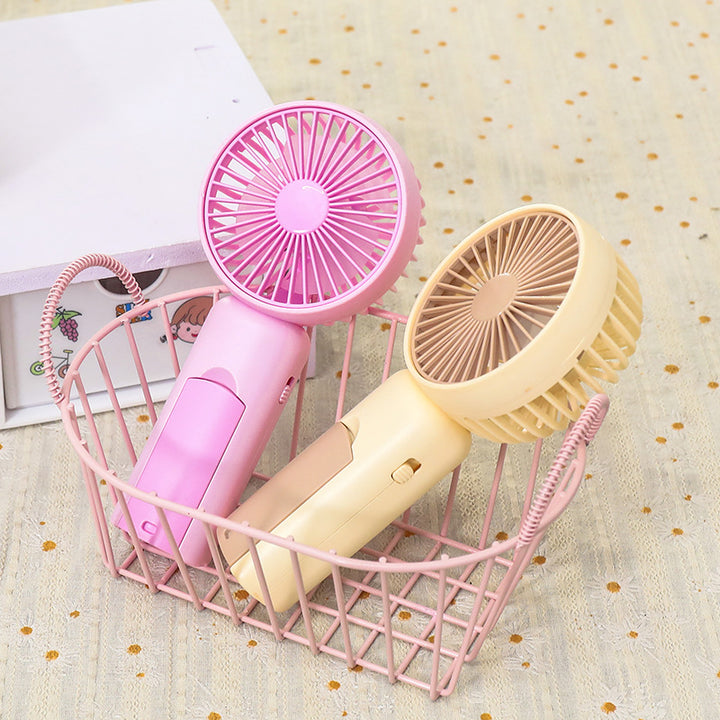 Women portable mini hand fan with USB charging function and ergonomic design Kalsten