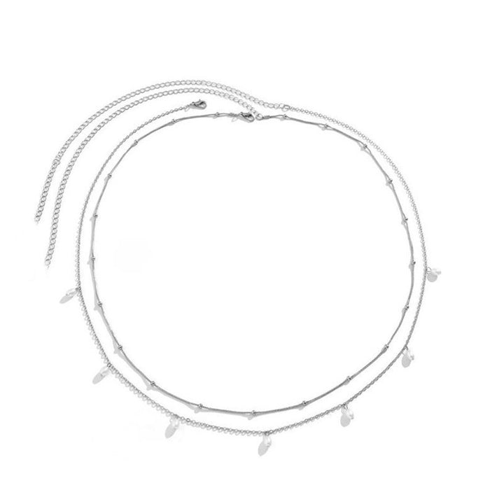 Delicate Layered Chain Necklace Kalsten