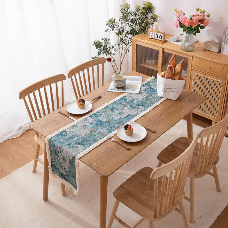 Floral Print Table Runner